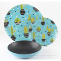 wholesale new design tableware decal printing ceramic plate